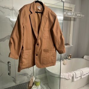 Duluth Trading Co Tan field jacket